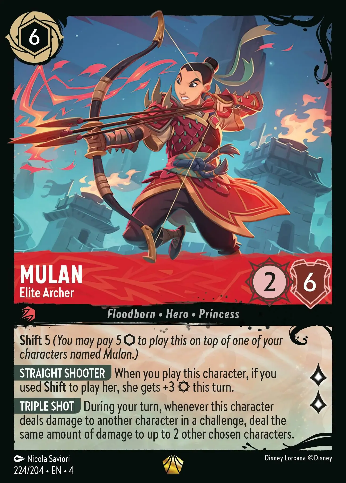 Mulan - Elite Archer Lorcana Card | Lorcana.gg