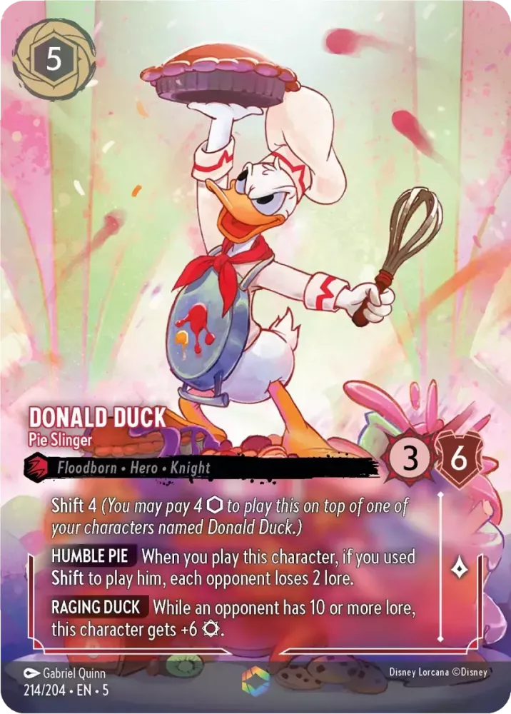 Donald Duck - Pie Slinger Lorcana Card