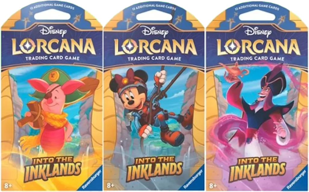 Disney Lorcana: Into The Inklands Sleeved Booster Pack Art Bundle [Set ...