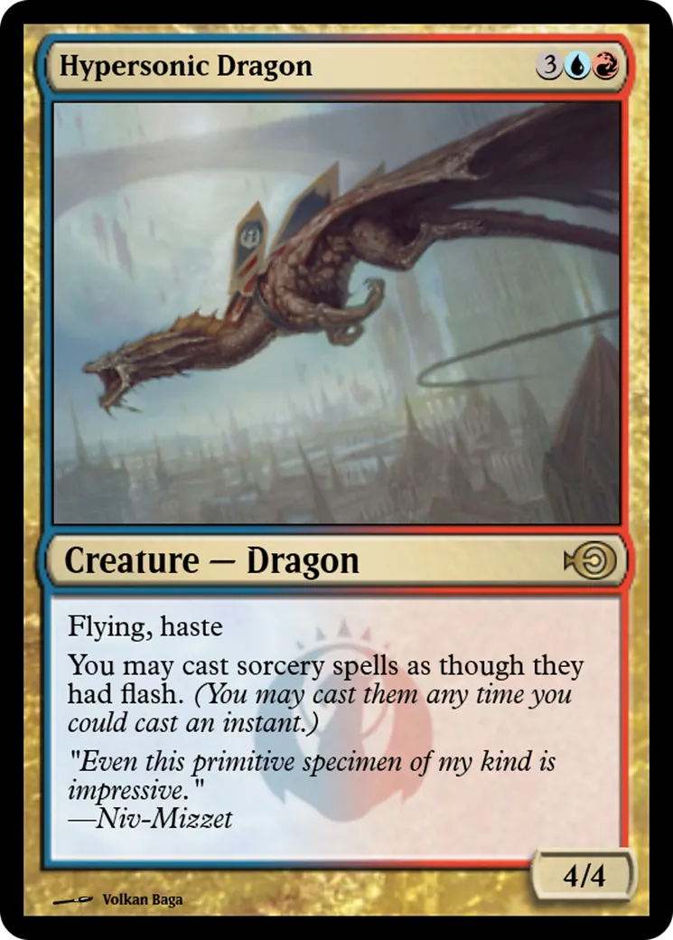 Hypersonic Dragon Magic: the Gathering Card | Playingmtg.com