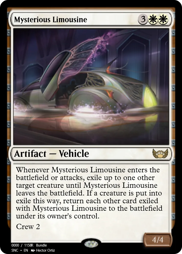 Mysterious Limousine Magic: the Gathering Card | Playingmtg.com