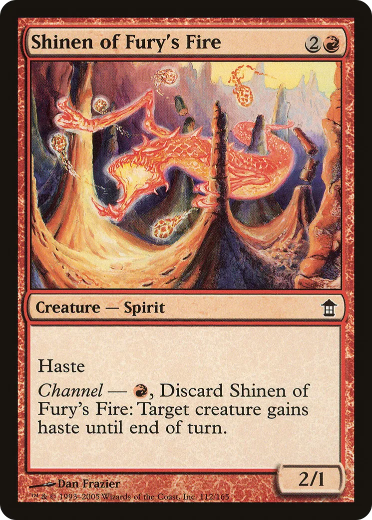 Shinen Of Fury S Fire Magic The Gathering Card Playingmtg Com