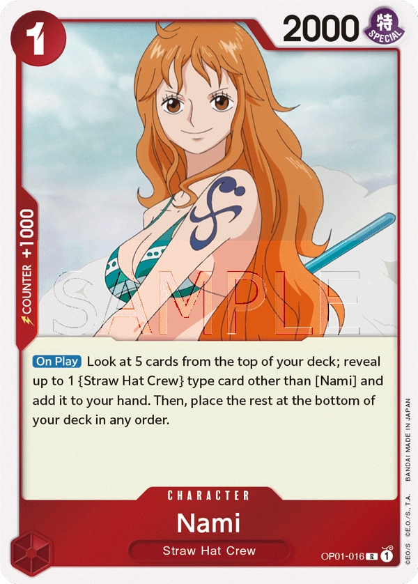 Nami One Piece Card Game Card