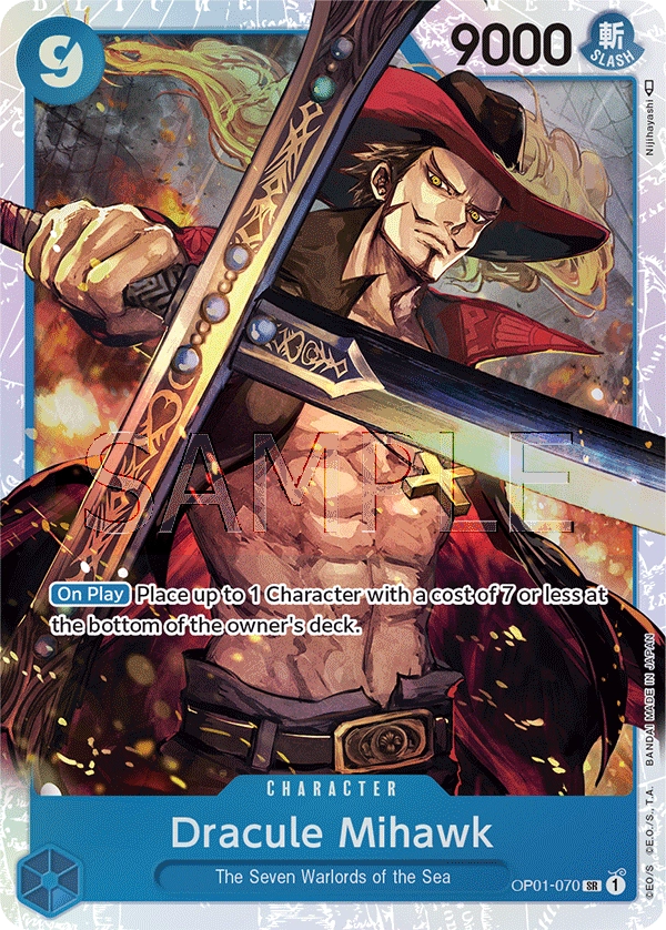 Dracule Mihawk One Piece Card Game Card