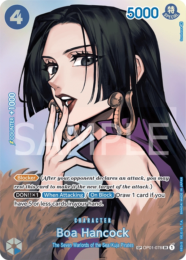 Op01 078p2 Boa Hancock One Piece Card Game Card Onepiecegg 7862