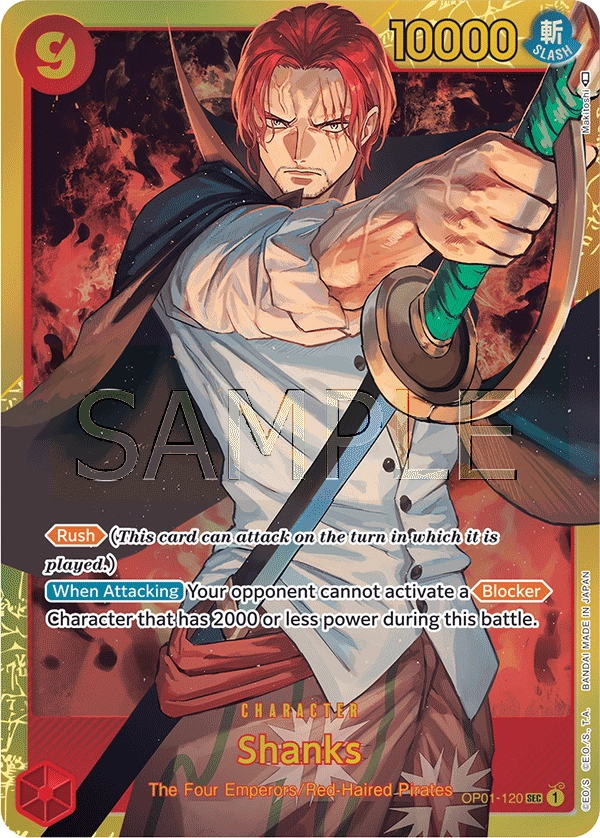 Shanks One Piece Card Game Card