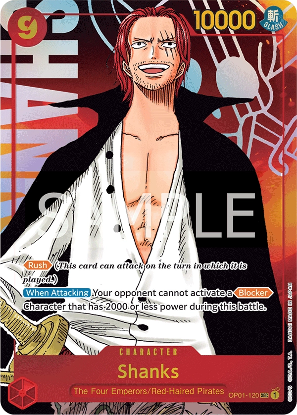 OP01-120_p1 Shanks One Piece Card Game Card | OnePiece.gg