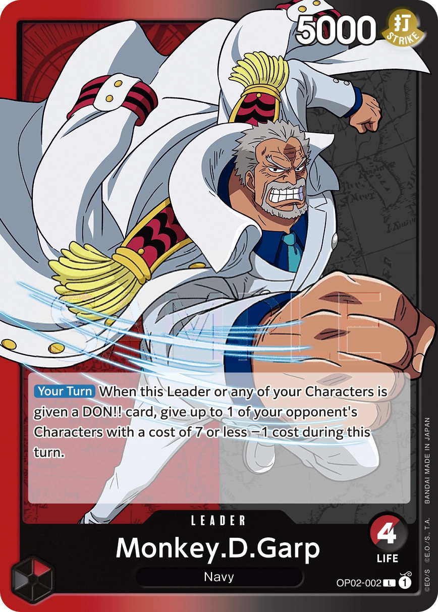 Op02 002 Monkeydgarp One Piece Card Game Card Onepiecegg