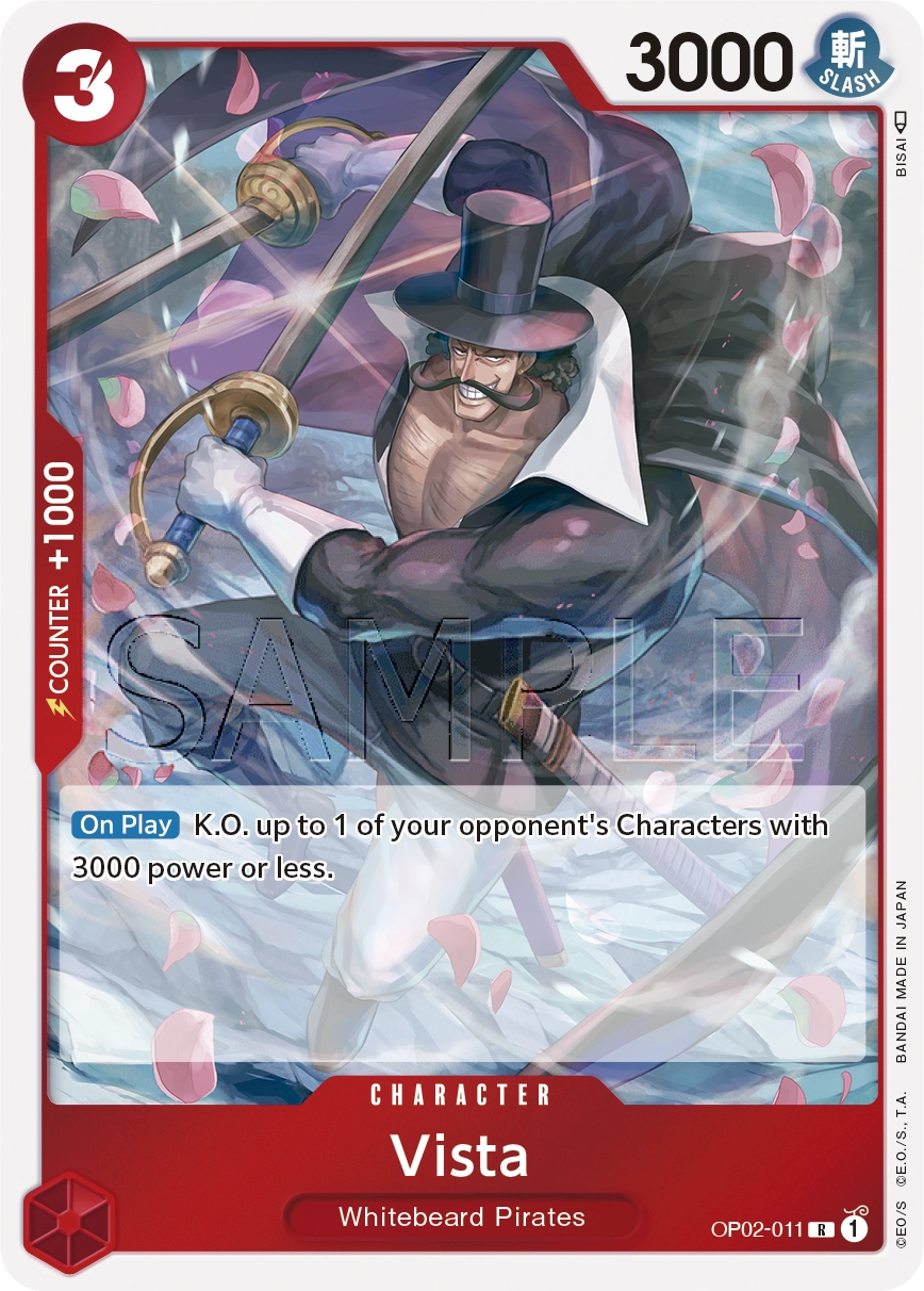 Vista One Piece Card Game Card