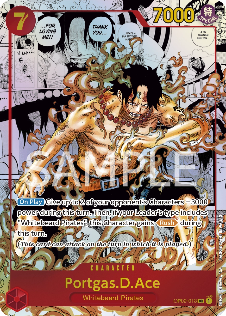 OP02-013_p2 Portgas.D.Ace One Piece Card Game Card | OnePiece.gg