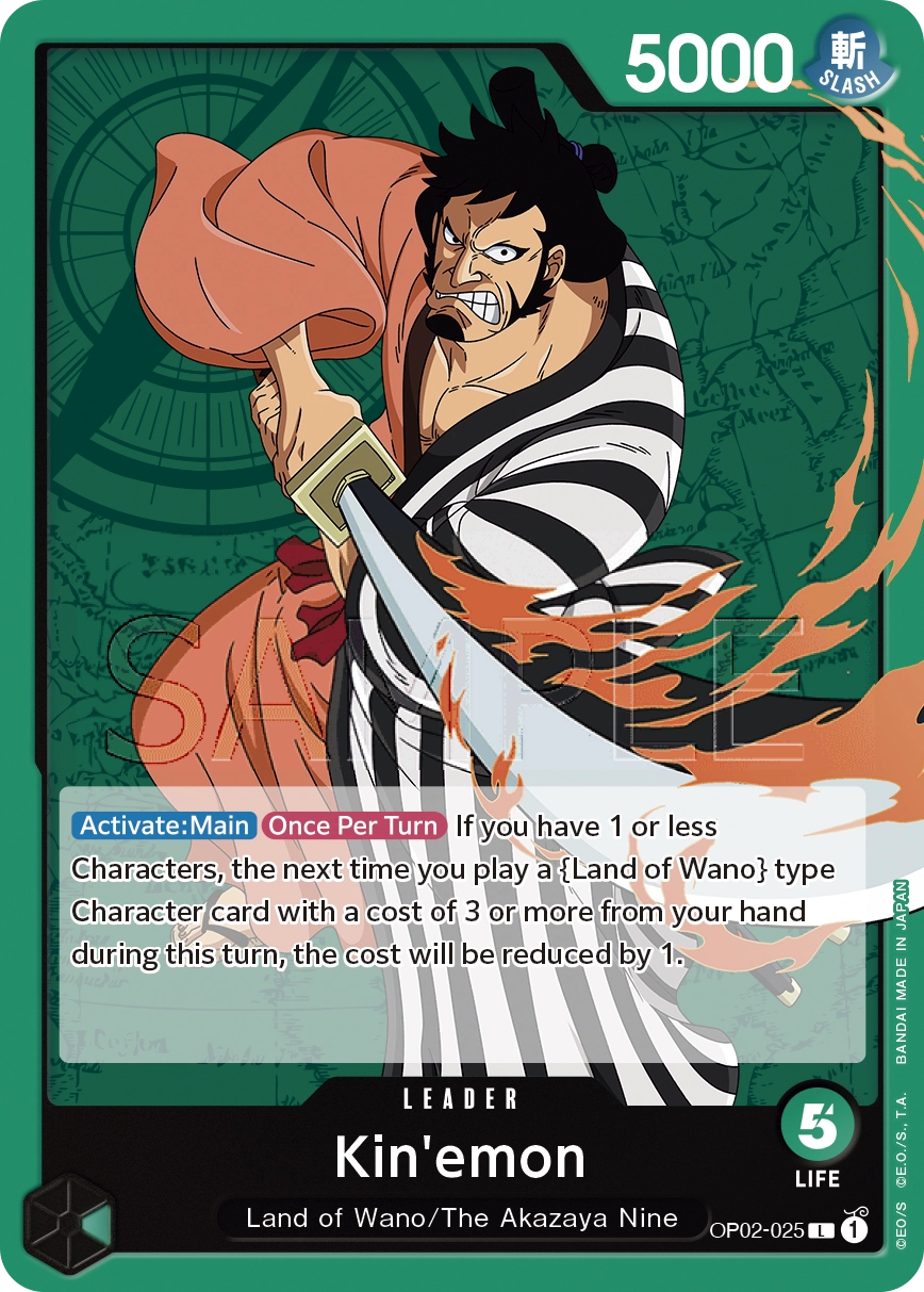 Kin'emon One Piece Card Game Card