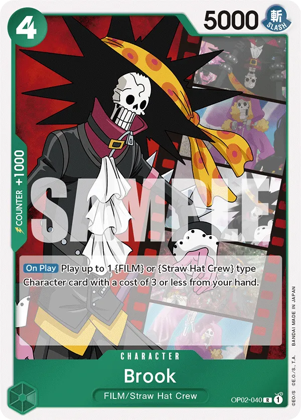 Brook One Piece Card Game Card