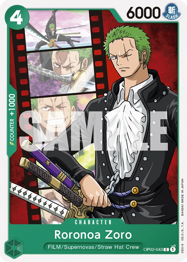 Roronoa Zoro One Piece Card Game Card | OnePiece.gg