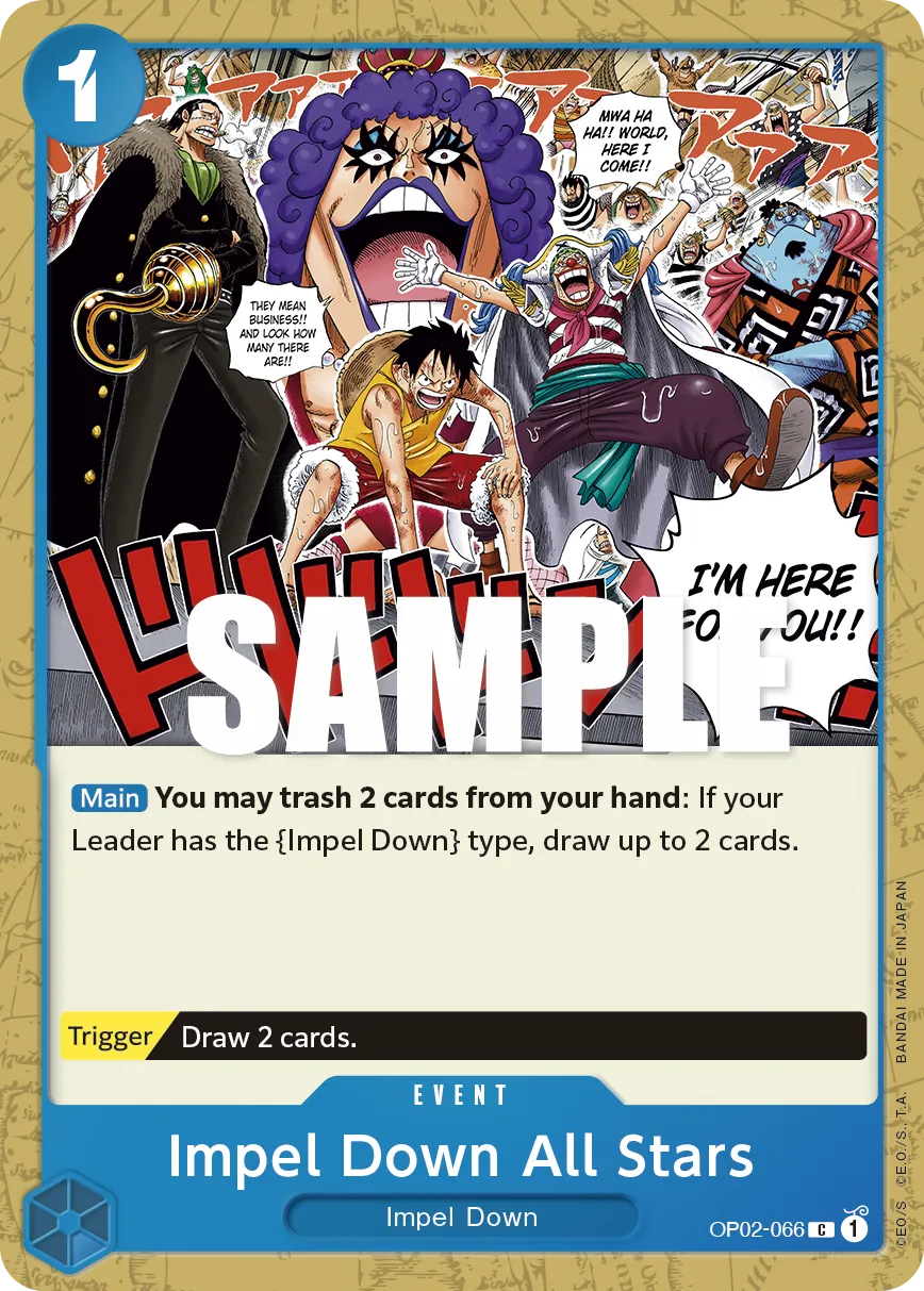 Impel Down All Stars One Piece Card Game Card
