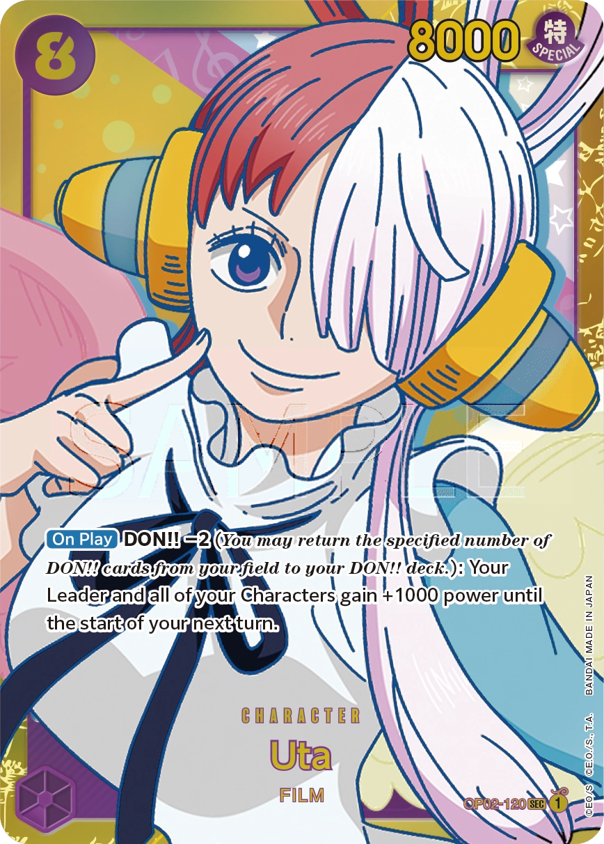 OP02120 Uta Card One Piece Card Game