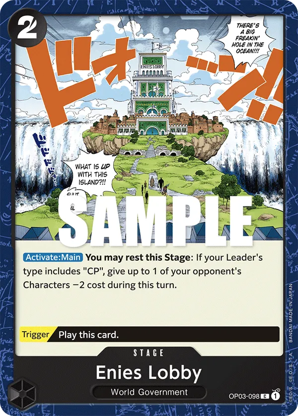 OP03-098 Enies Lobby One Piece Card Game Card | OnePiece.gg