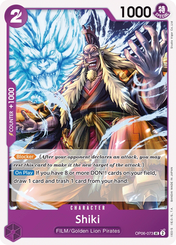 OP06-073 Shiki One Piece Card Game Card | OnePiece.gg