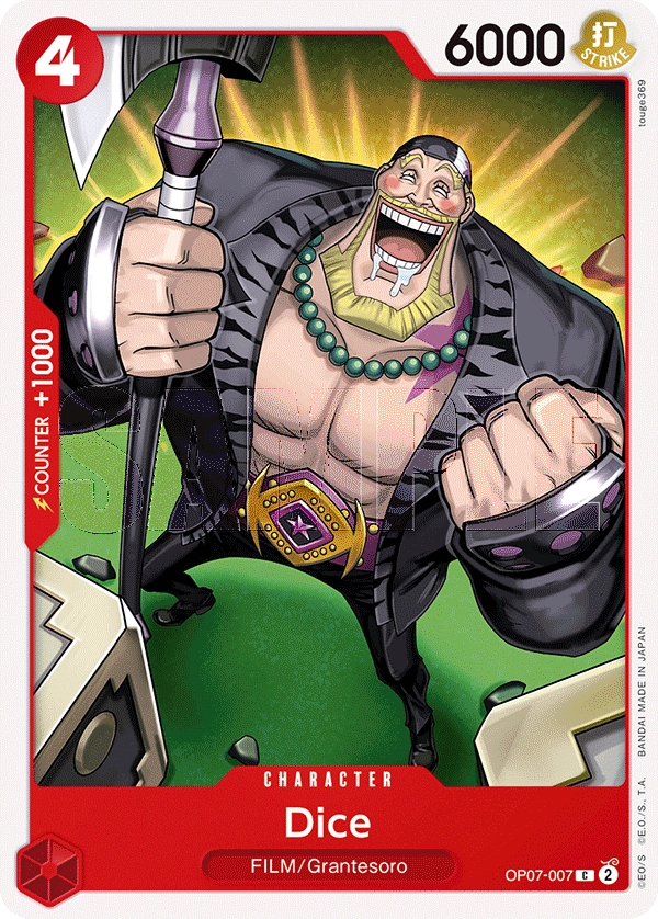 Dice One Piece Card Game Card