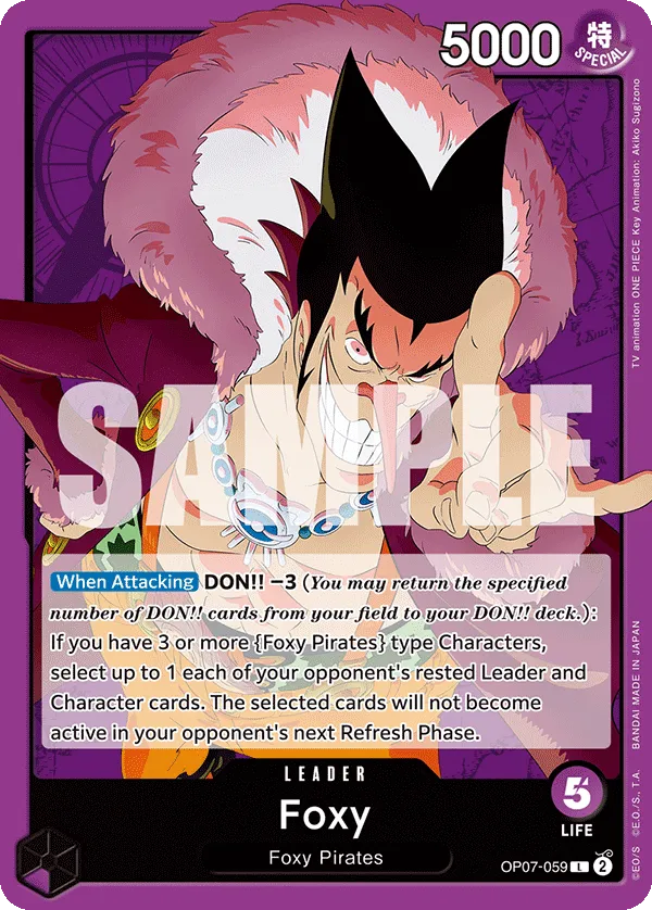 Foxy One Piece Card Game Card