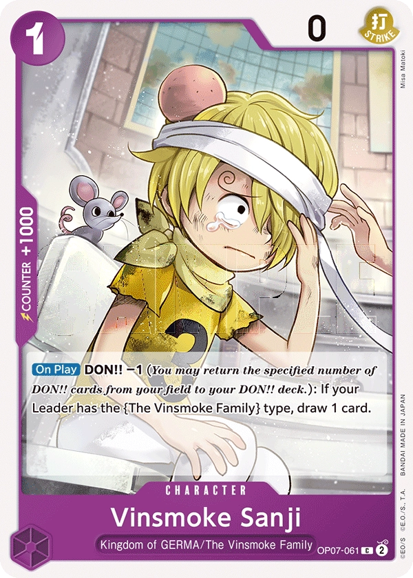 OP07-061 Vinsmoke Sanji Card | One Piece Card Game