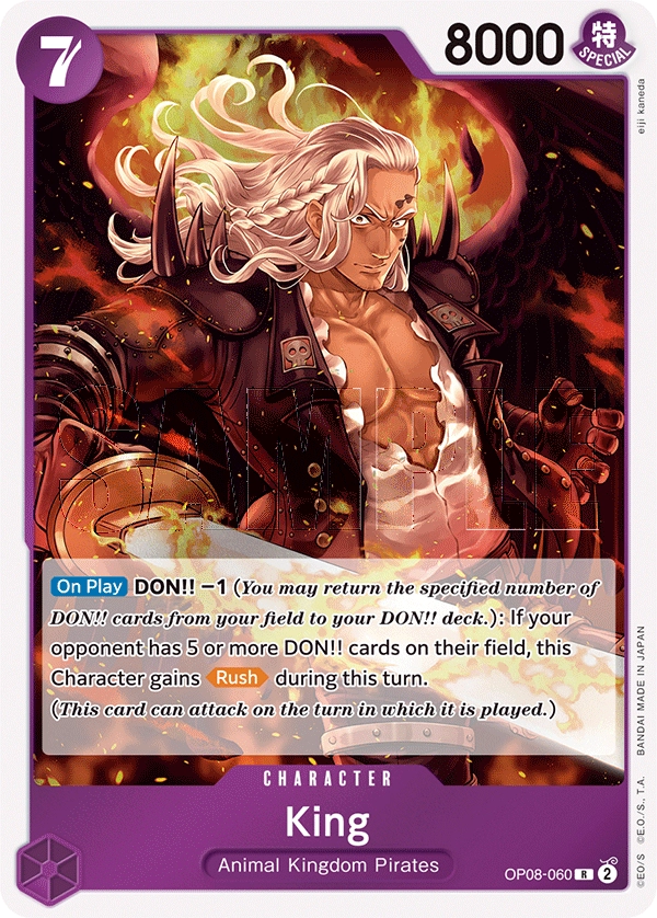 One piece card game op08-098 l kalgara