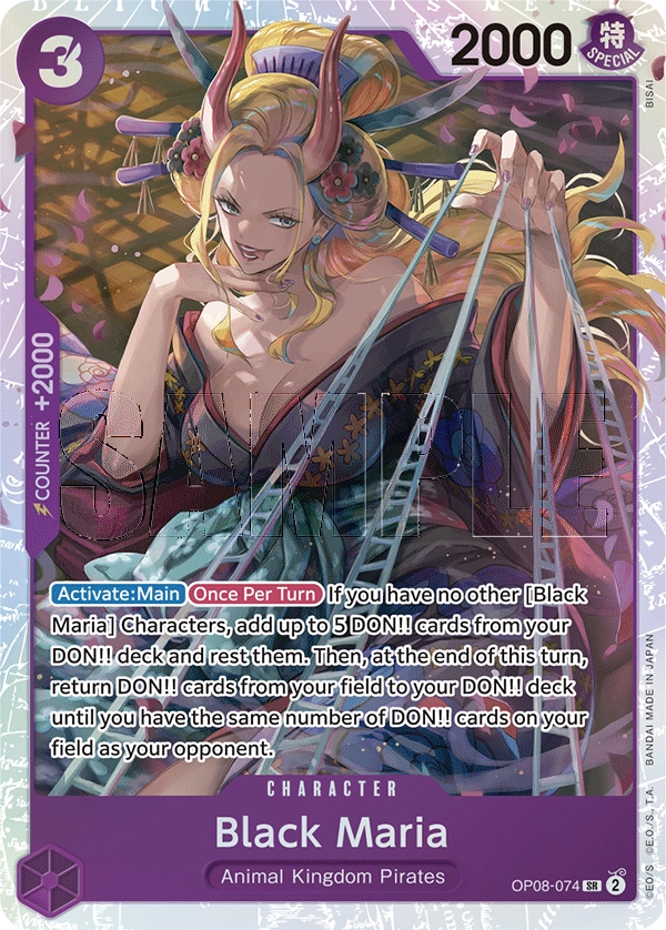 OP08-074 Black Maria Card | One Piece Card Game OP08-074 Black Maria Card | One Piece Card Game