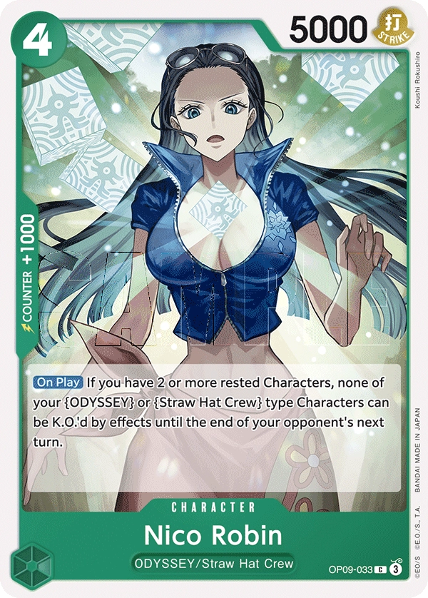 OP09-033 Nico Robin Card | One Piece Card Game