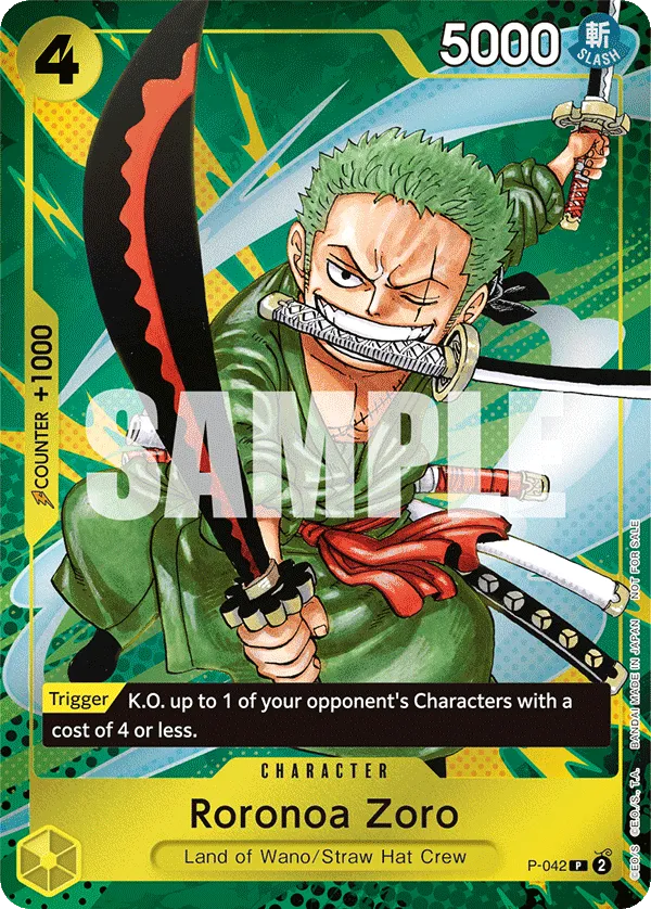 Roronoa Zoro One Piece Card Game Card | OnePiece.gg