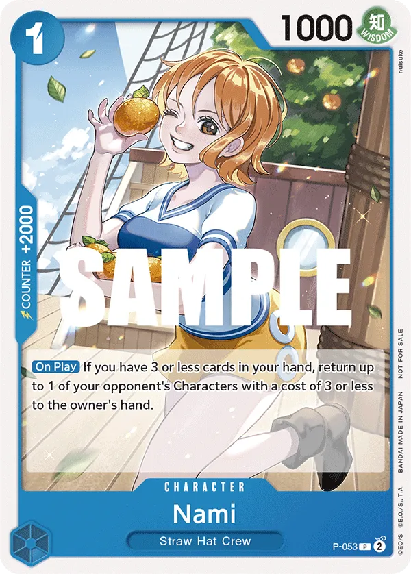 P-053 Nami Card | One Piece Card Game