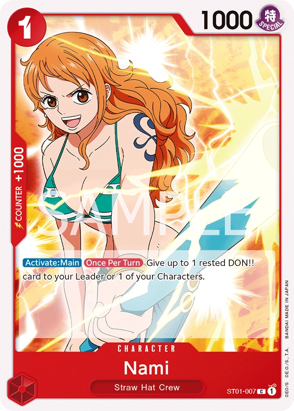 Nami One Piece Card Game Card