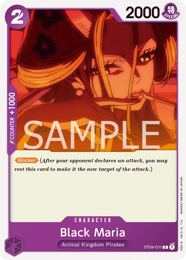 ST04-011 Black Maria One Piece Card Game Card