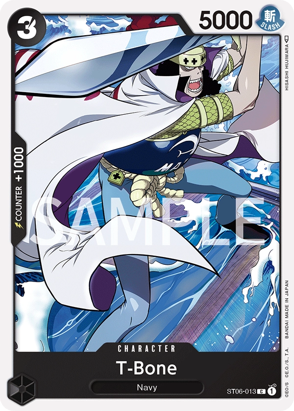 ST06-013 T-Bone One Piece Card Game Card