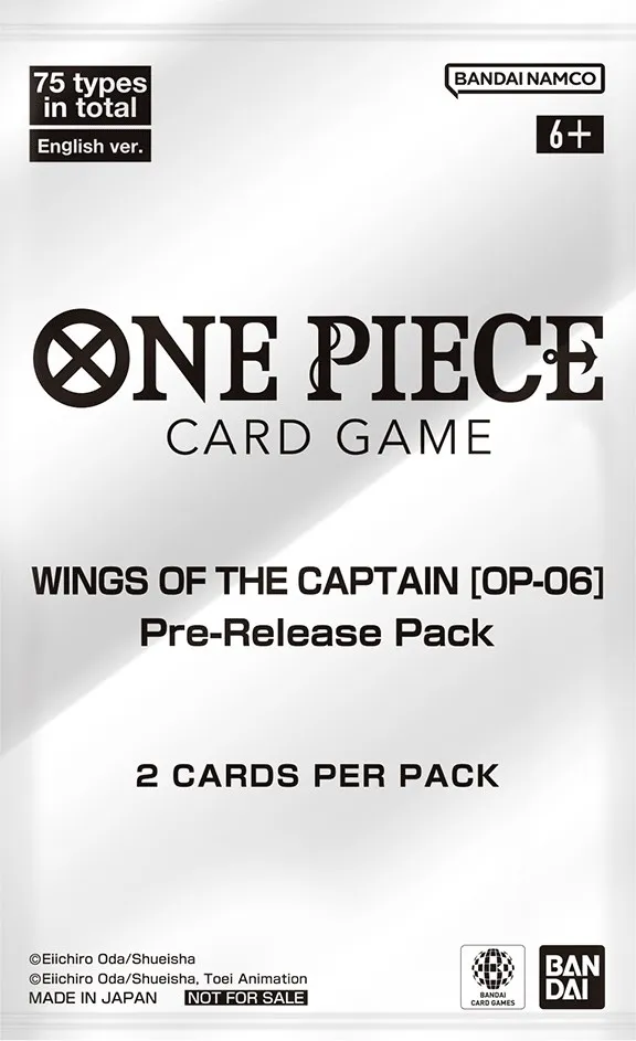 Wings of the Captain PreRelease Pack One Piece Card Game