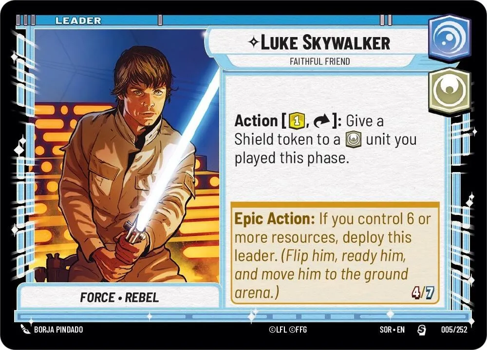 Luke Skywalker, Faithful Friend | StarWarsUnlimited.gg