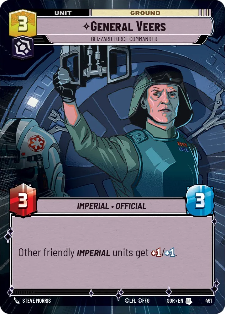 General Veers - Blizzard Force Commander | StarWarsUnlimited.gg