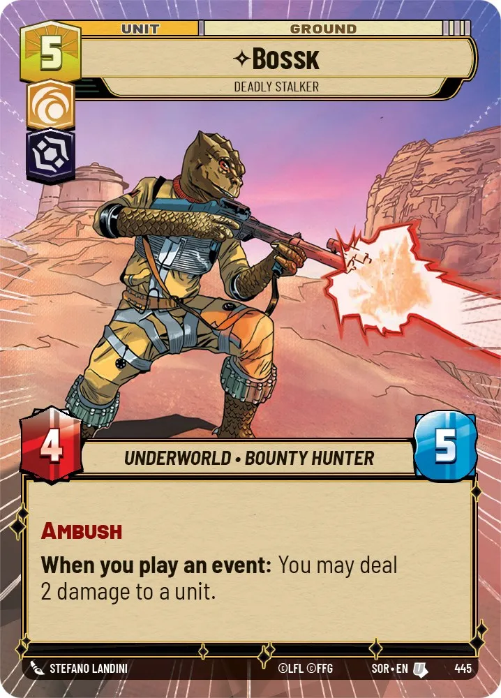 Bossk - Deadly Stalker | Star Wars: Unlimited TCG