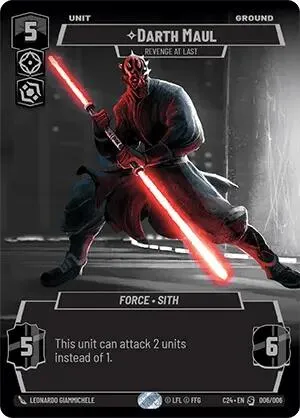 Darth Maul, Revenge At Last | StarWarsUnlimited.gg