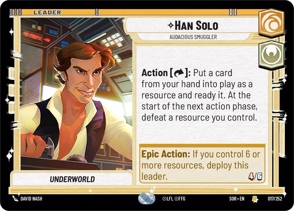 Han Solo, Audacious Smuggler | StarWarsUnlimited.gg