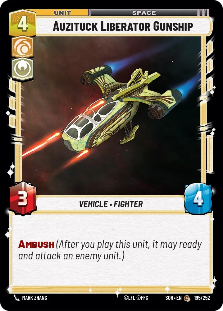 Auzituck Liberator Gunship | StarWarsUnlimited.gg