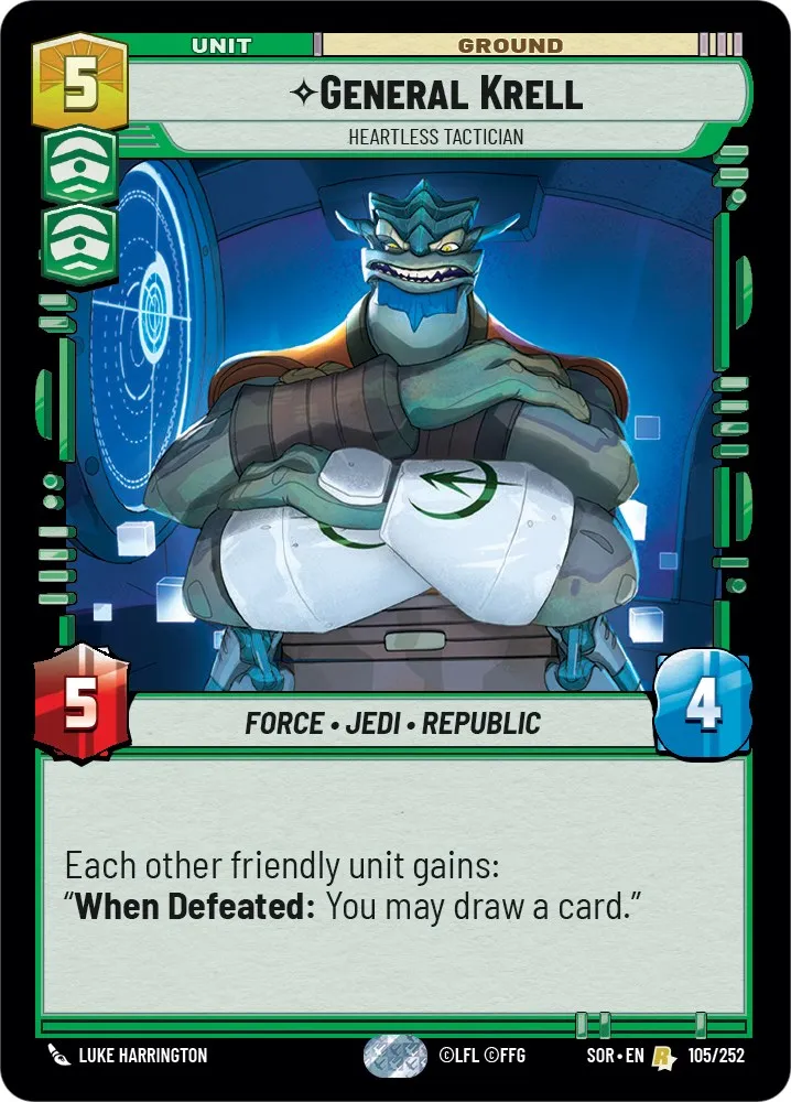 General Krell, Heartless Tactician | Star Wars: Unlimited TCG